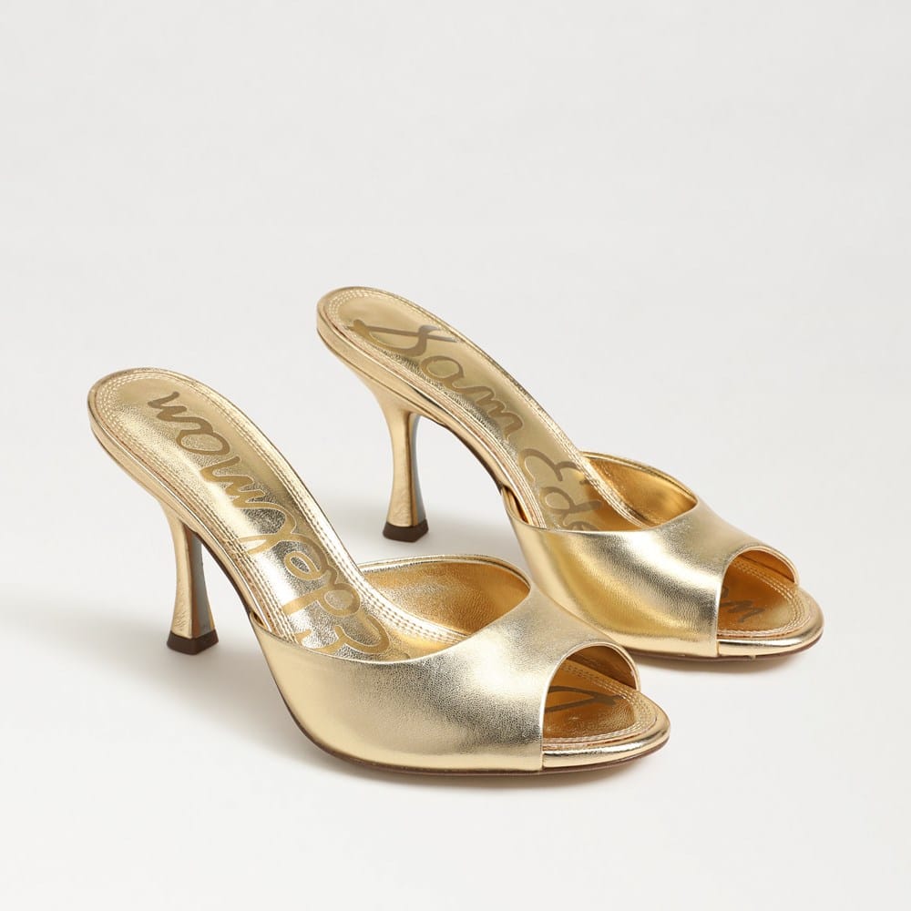 Sam Edelman Jeanie Heeled Mule Amber