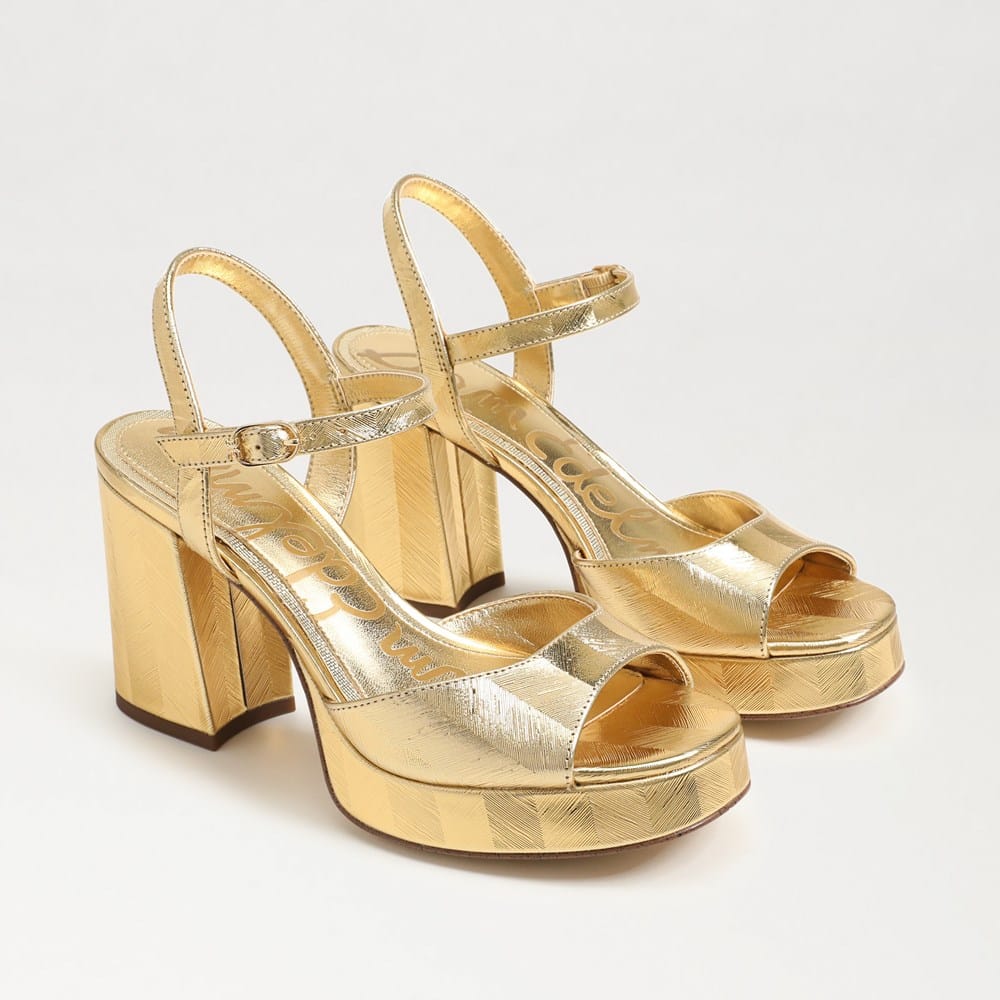 Fleur Platform Sandal Amber