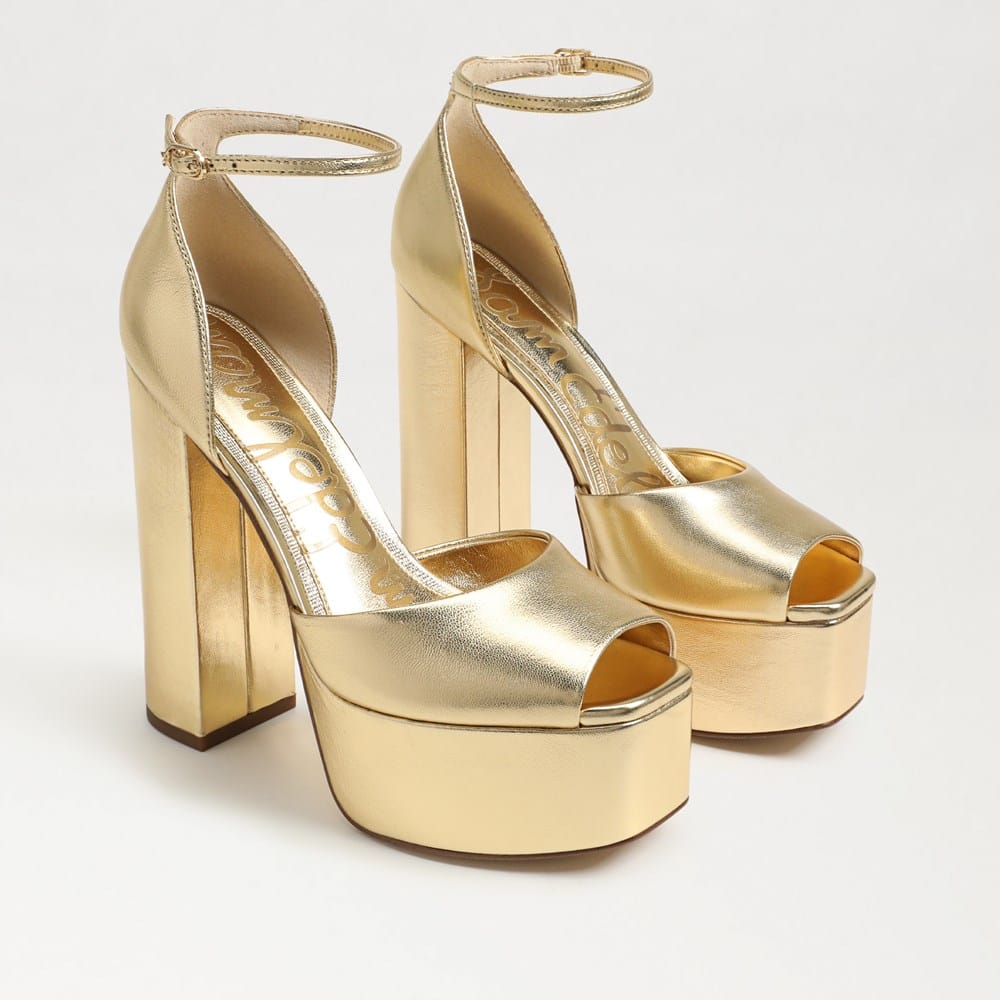Kirra Platform Sandal Amber