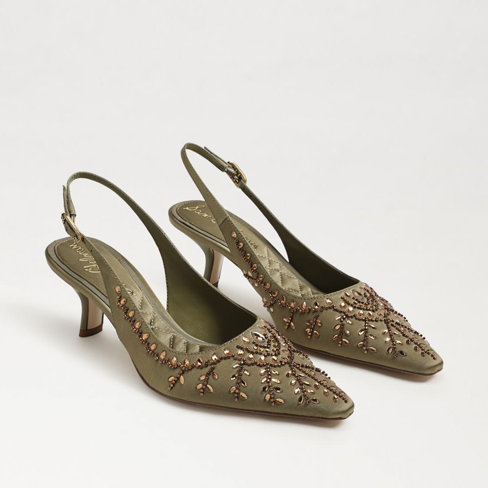 Bianka Dazzle Slingback Pump Light