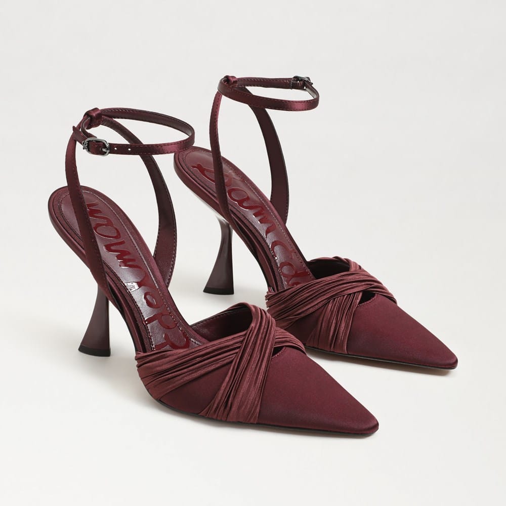 Patrice Ankle Strap Pump Pinot
