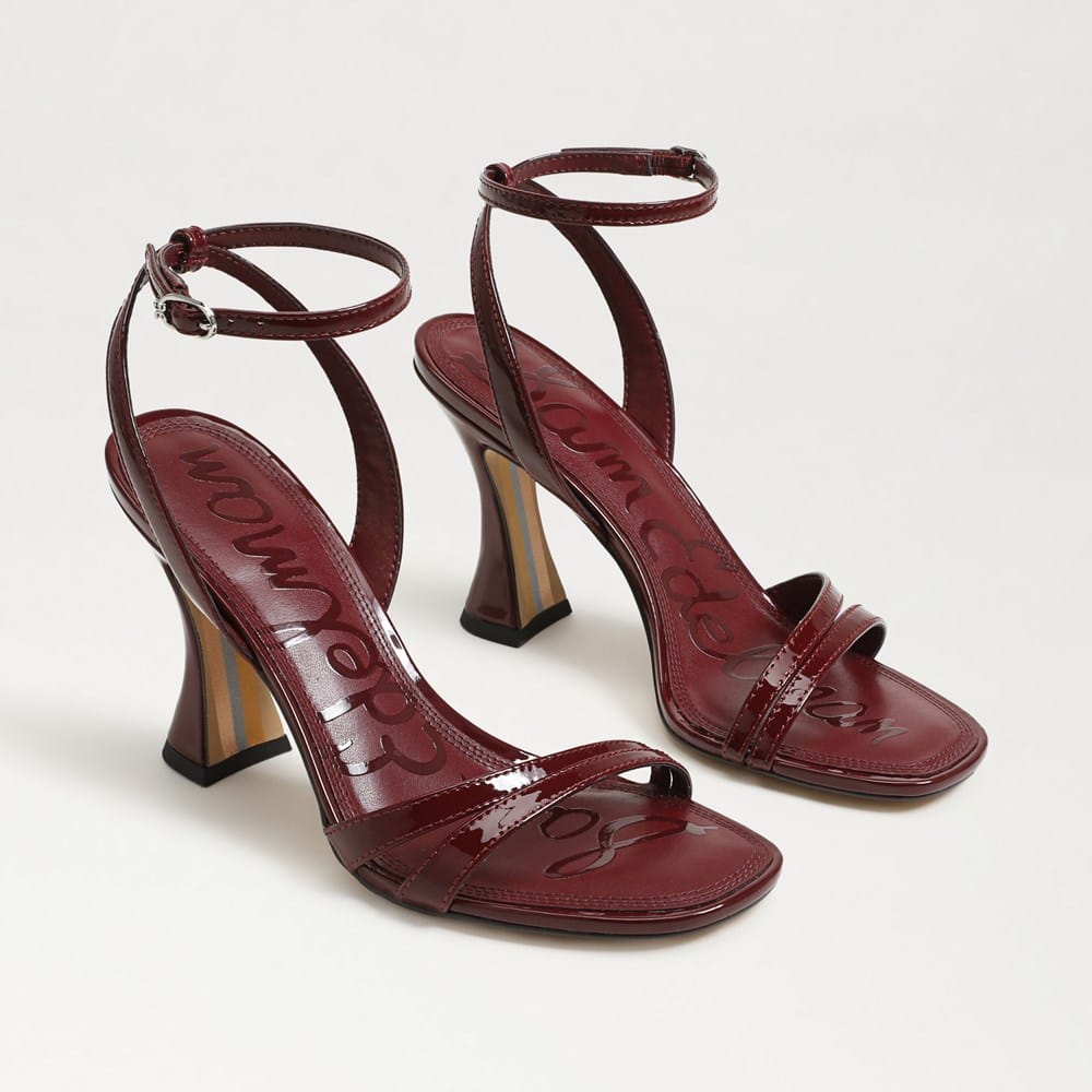 French Merlot patent leather
