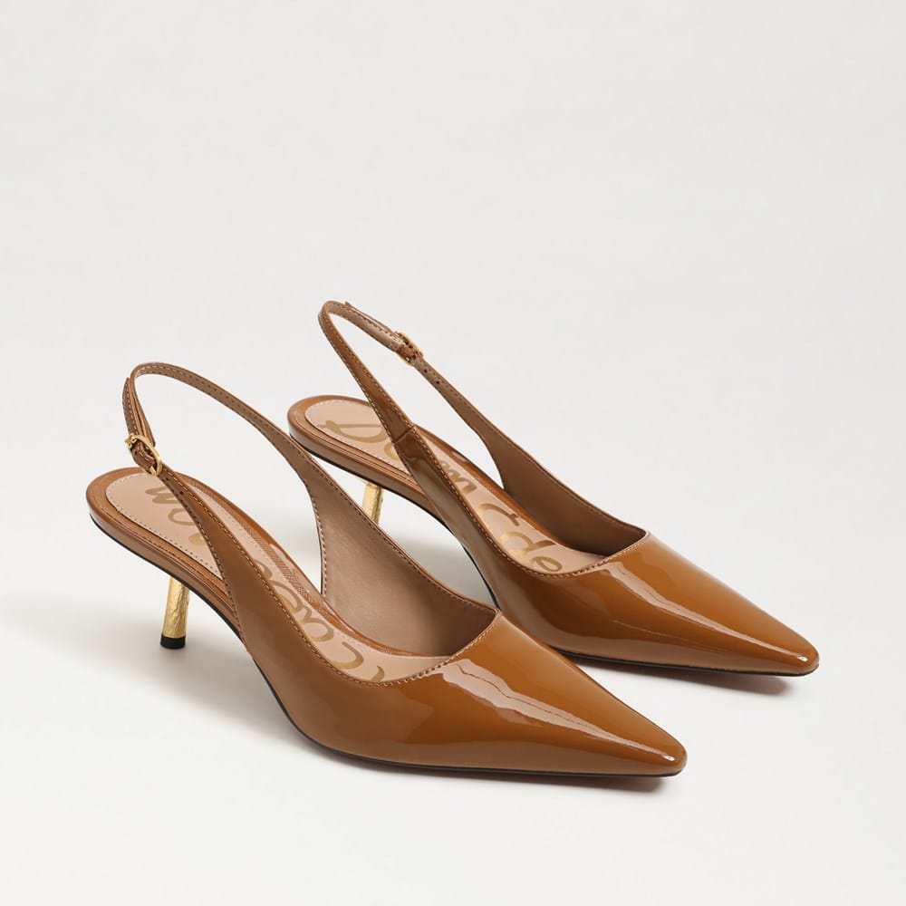 Bianka Gilded Slingback Pump