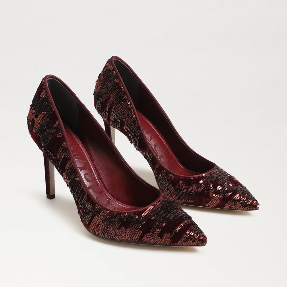 Merlot Sequin velvet