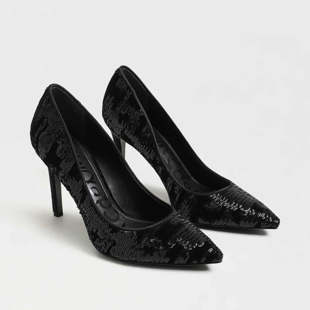 Black Sequin Velvet