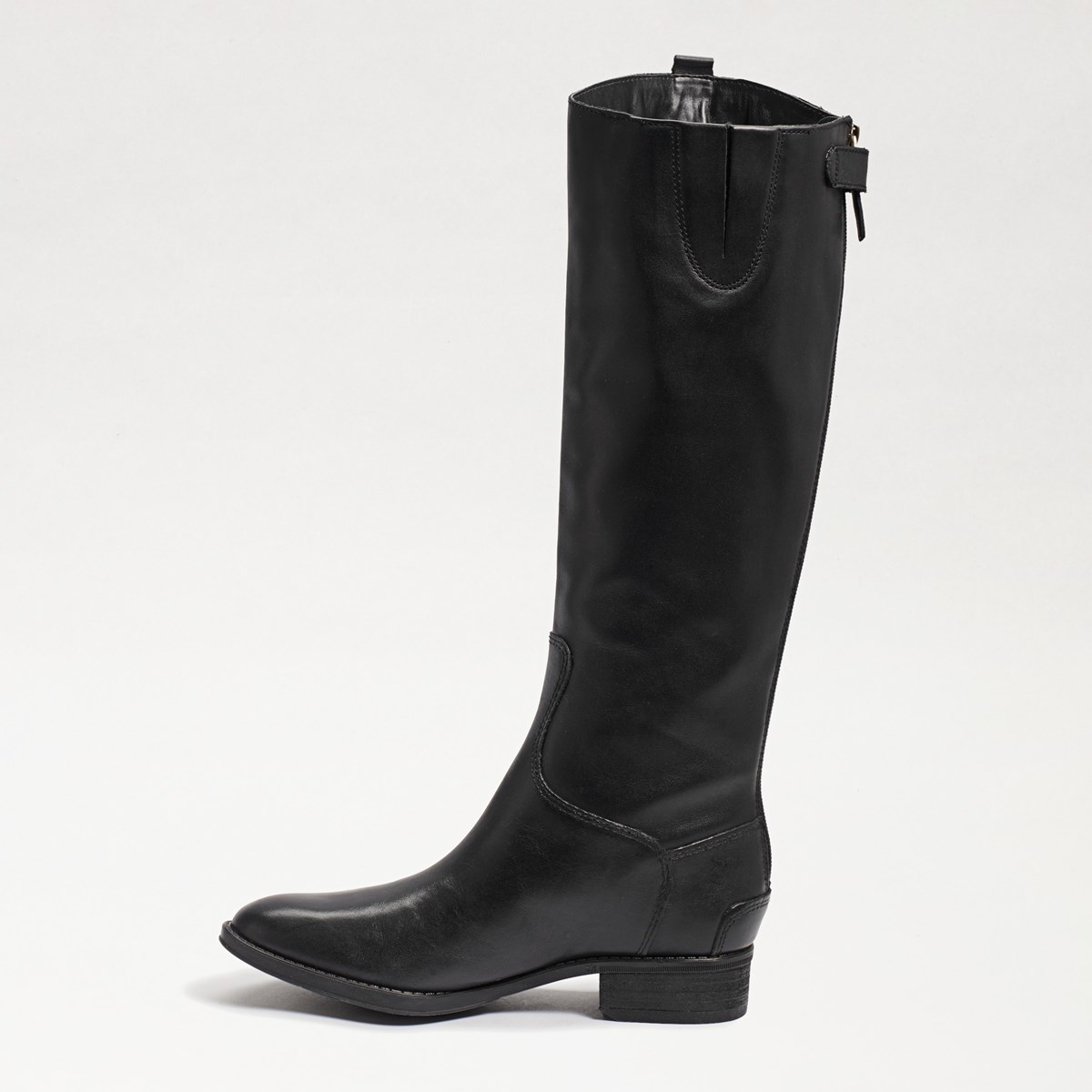 wide calf leather riding boots