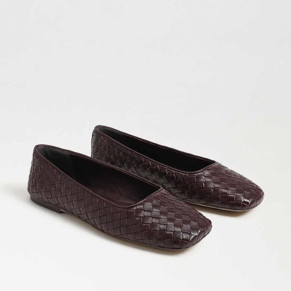 Natalia Woven Flat French