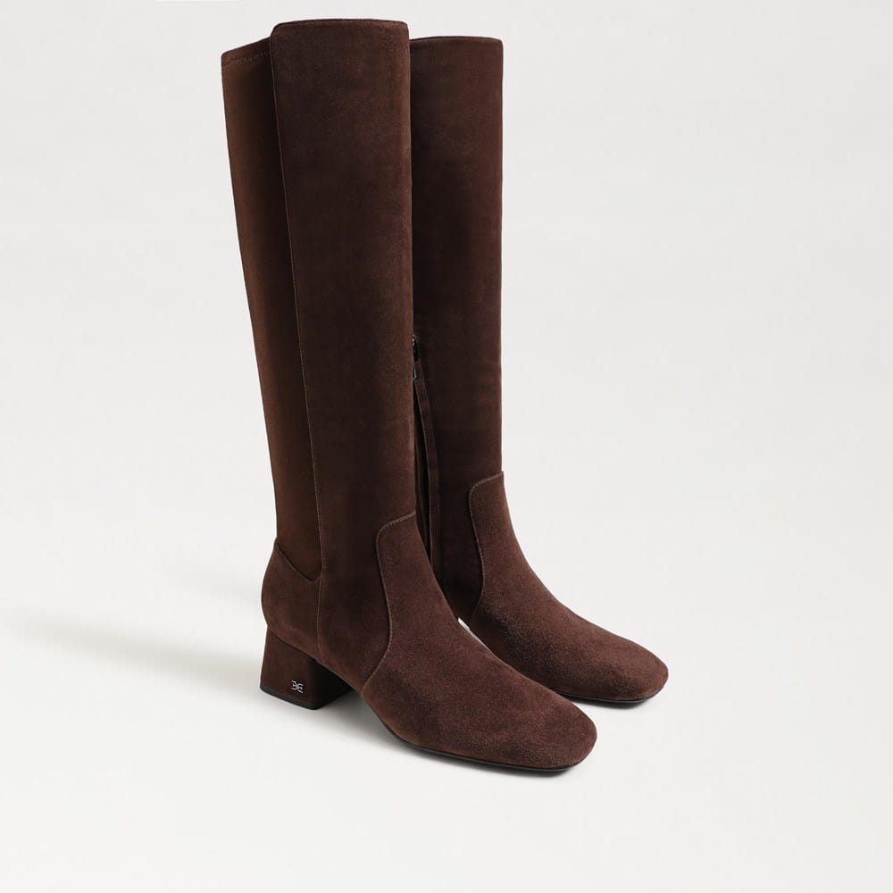 Sam Edelman Priya Wide Calf Knee High Boot Hickory