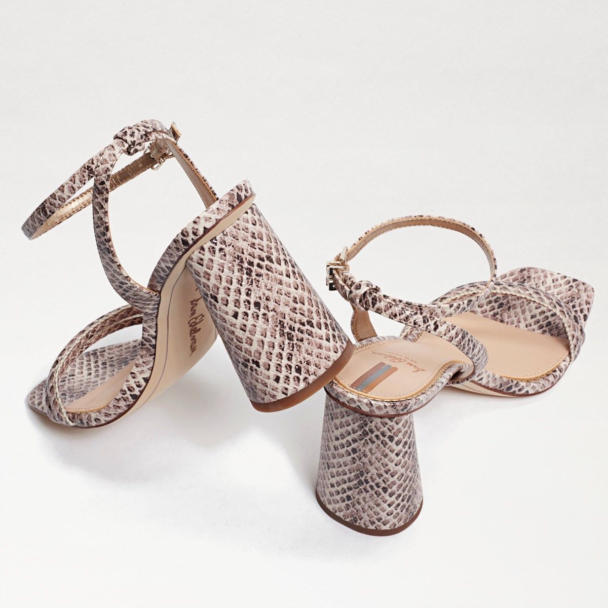 Kia Block Heel Sandal Roccia Mamba Snake | Womens Sandals | Sam Edelman