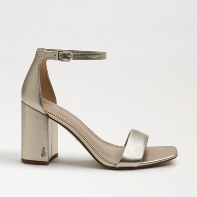 EUC Sam Edelman Silver Boa Gigi Sandals Size 8 Summer Strap shoes