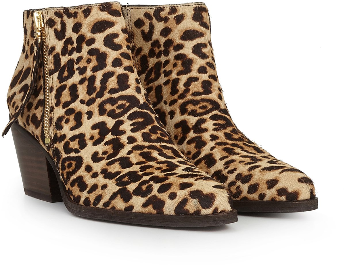 sam edelman booties leopard