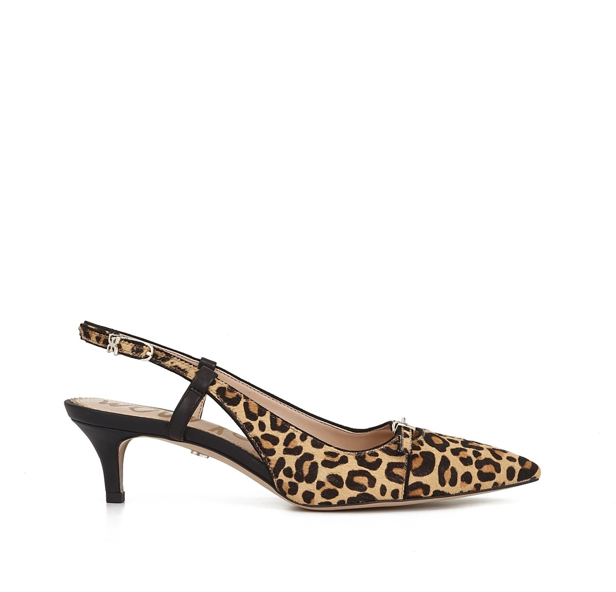 Vejrudsigt sundhed klog Denia Slingback Kitten Heel Baby Leopard/Black | Womens Heels | Sam Edelman