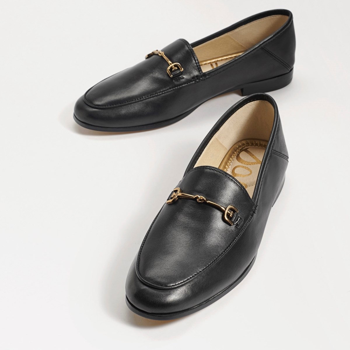 sam edelman loraine patent leather bit loafers