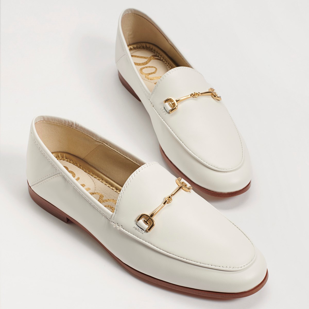 loraine bit loafer white