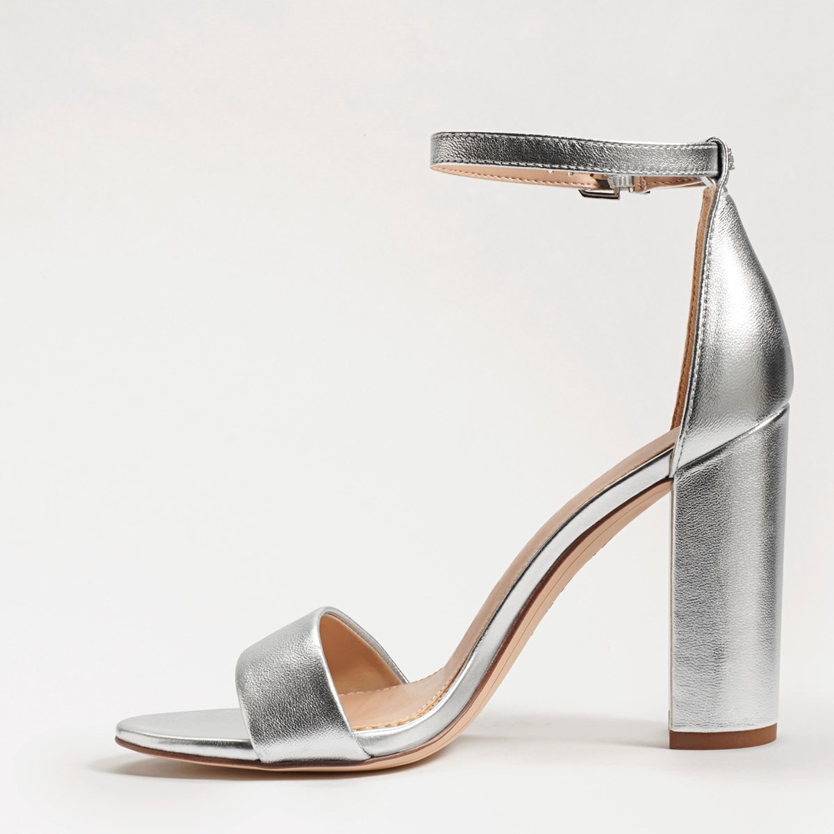 sam edelman heels silver