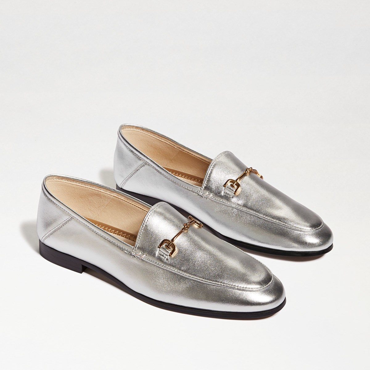 gold bit loafers