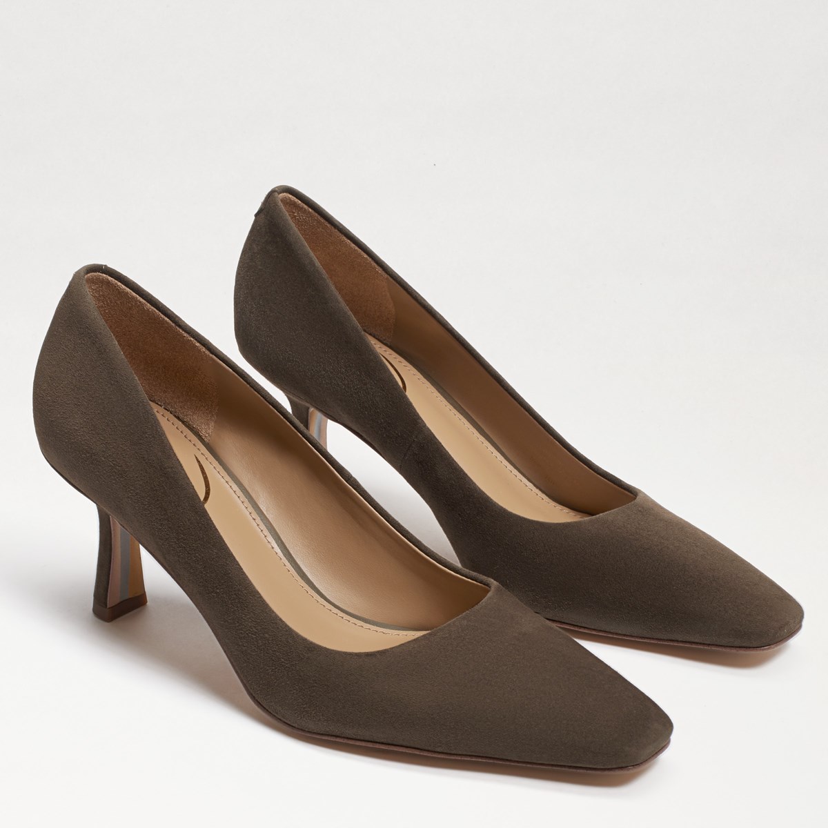 Chic Womens Pointy Toes Plus Size Med Kitten Heels Pumps Slip On Bowknot Shoes 