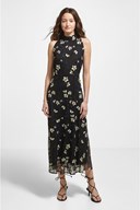 High Neck Floral Maxi Dress - Right
