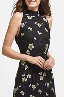 High Neck Floral Maxi Dress - Single