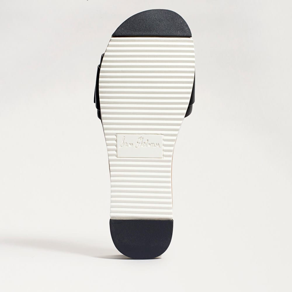Sandali Sam Edelman Ariane donna US 7,5 tessuto guscio d'uovo zeppa