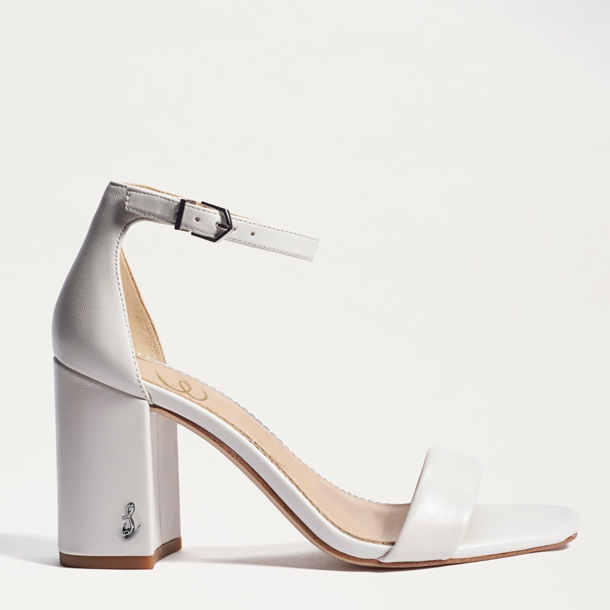 Sam edelman white block heels 2025