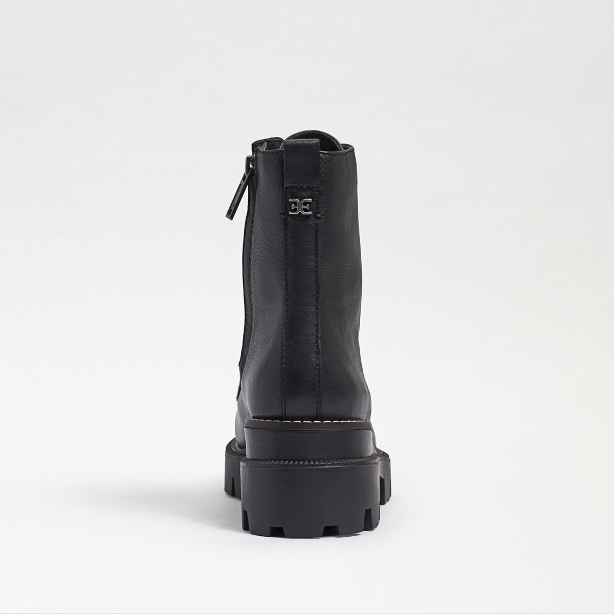 garret leather lug sole combat booties