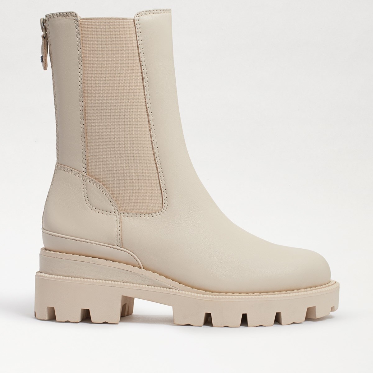 Sam Edelman Genia Lug Sole Chelsea Boot, Modern Ivory Leather | Womens  Boots and Booties