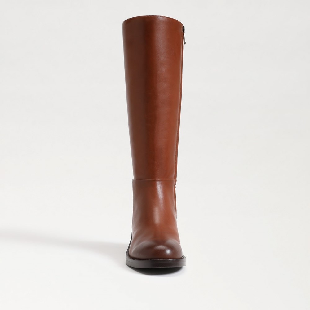 Sam Edelman Mable Leather Riding Boot Women s Boots and Booties