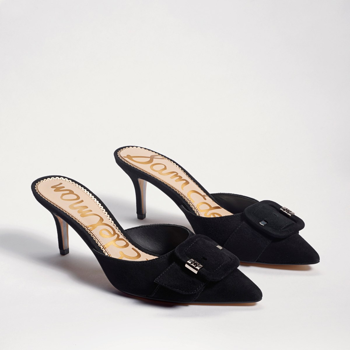 small heel mules