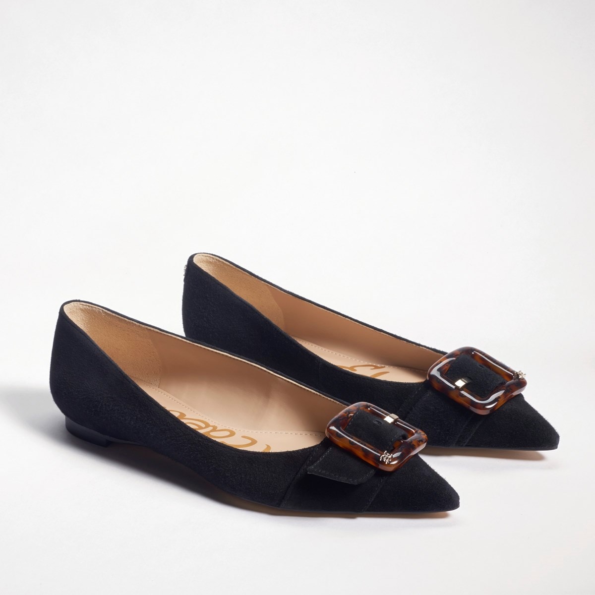 sam edelman black leather flats