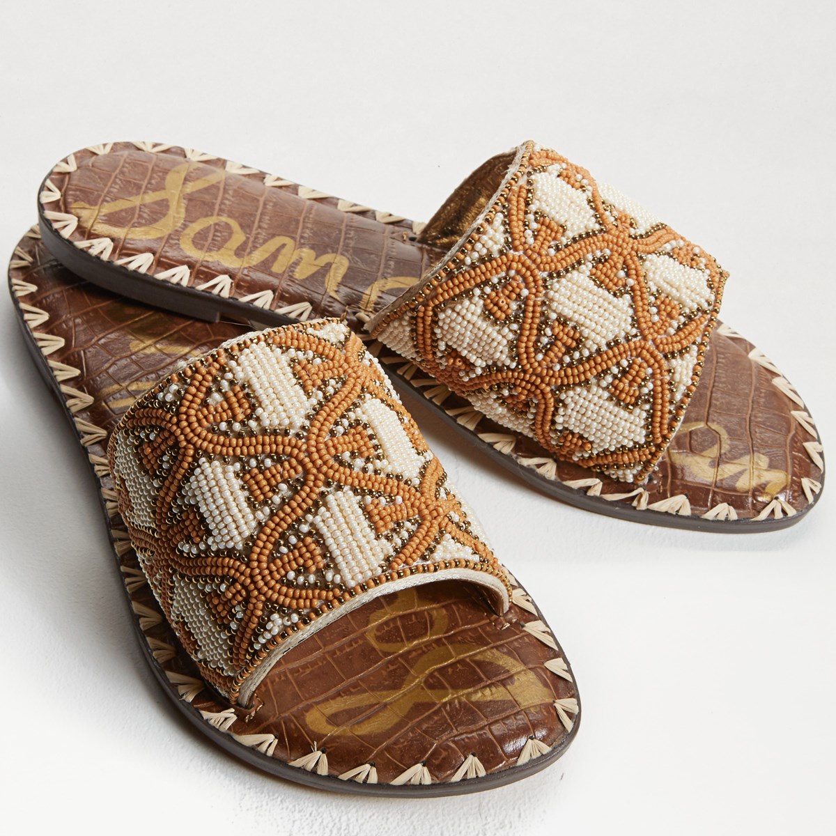 Gunner Beaded Slide Sandal