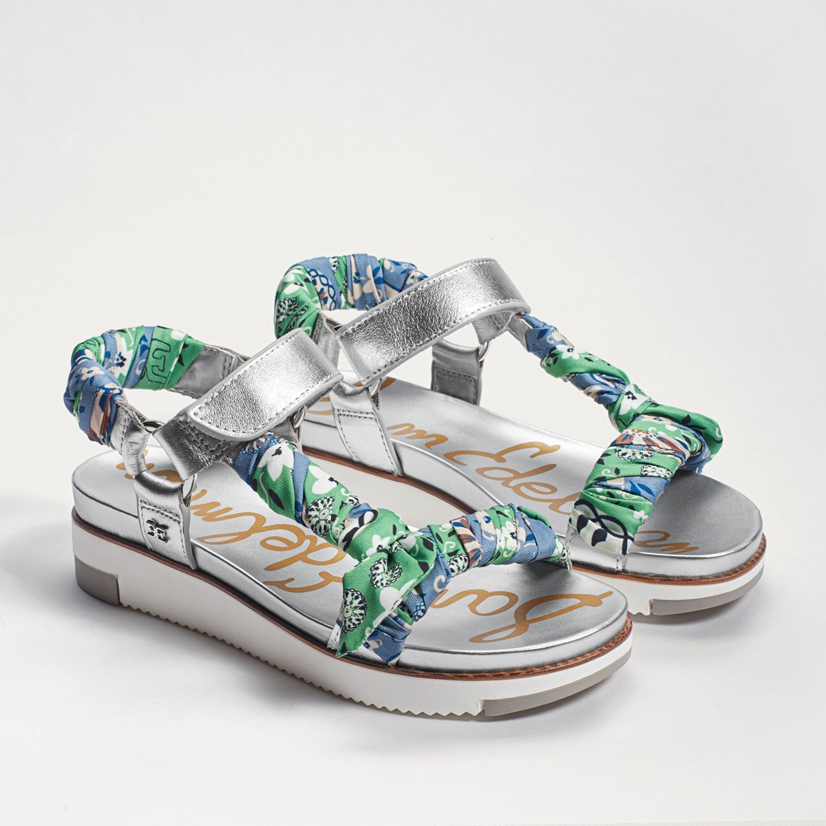 sam edelman silver sandals