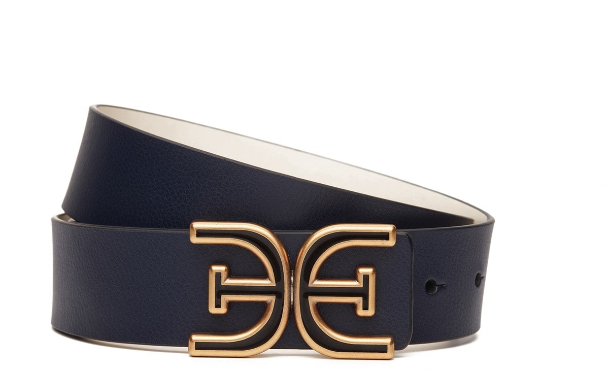 reversible logo belt