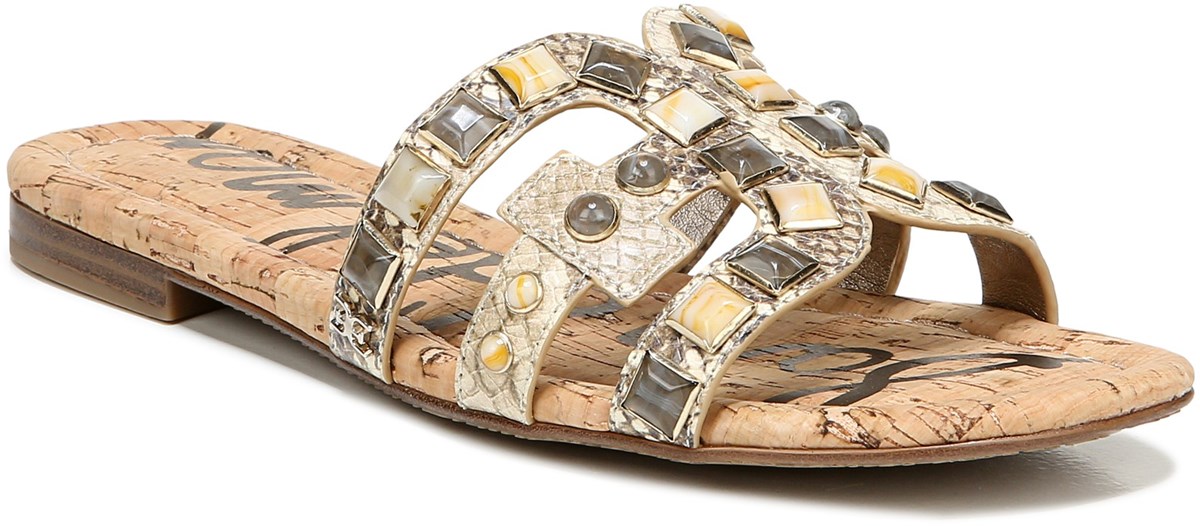 bay embellished slide sandal