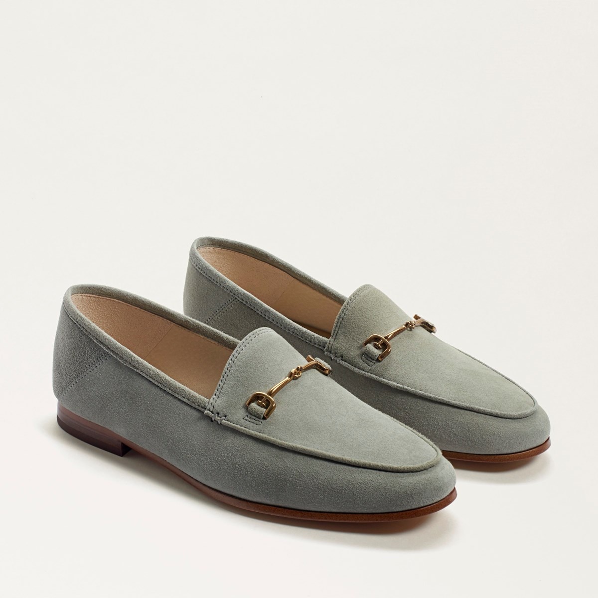 suede bit loafers