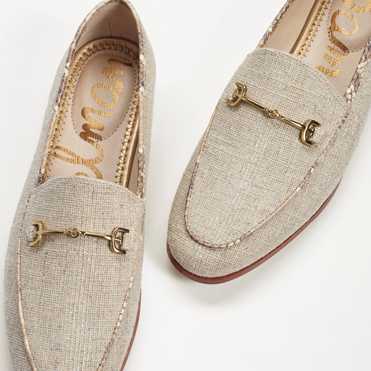 sam edelman linen loafers