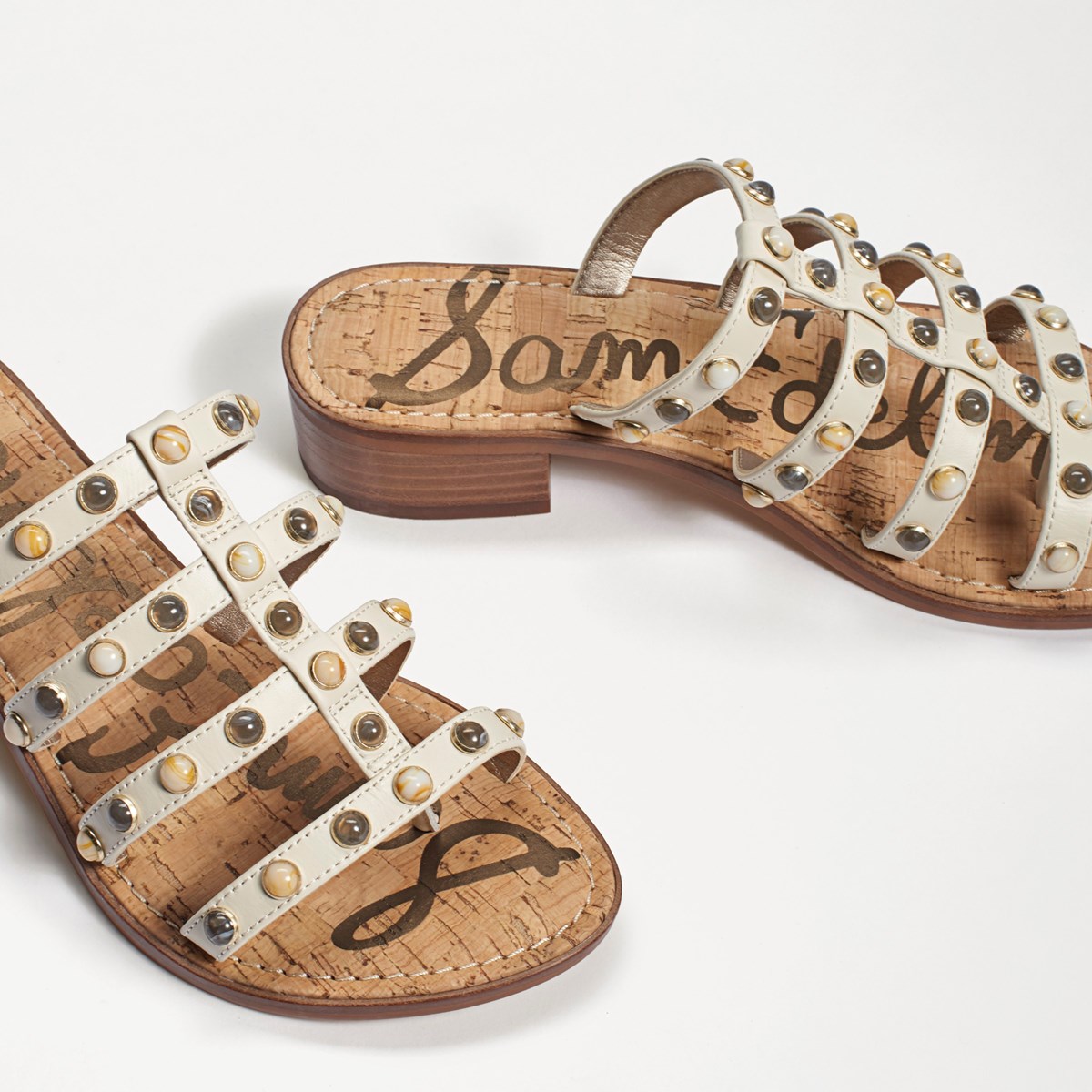 sam edelman juniper studded gladiator slide sandal
