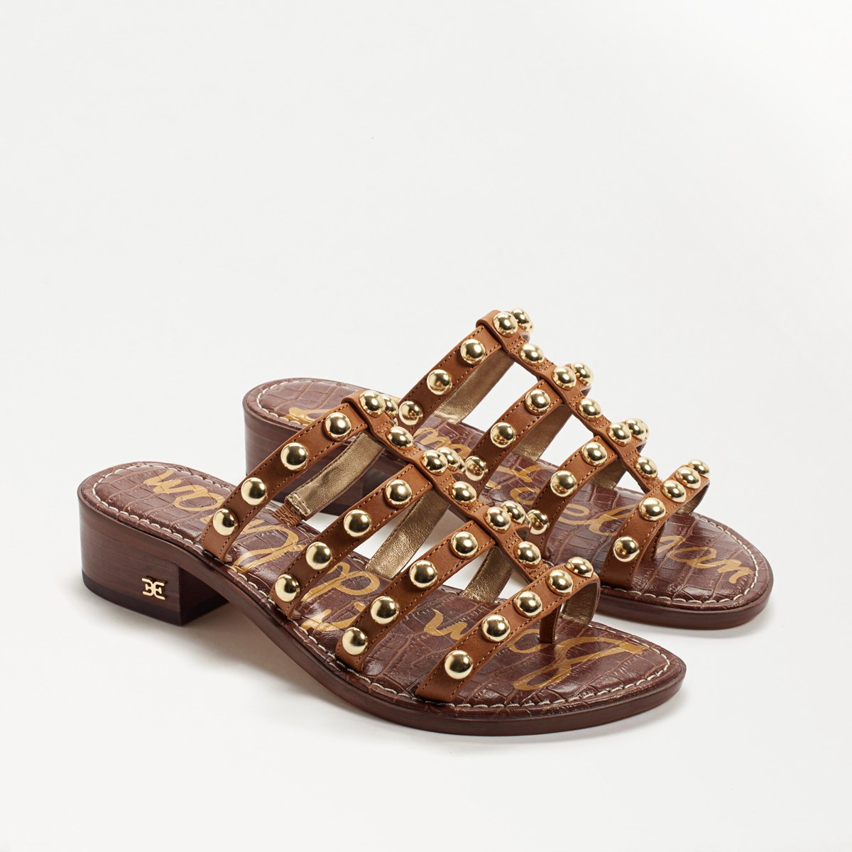 sam edelman juniper studded gladiator slide sandal