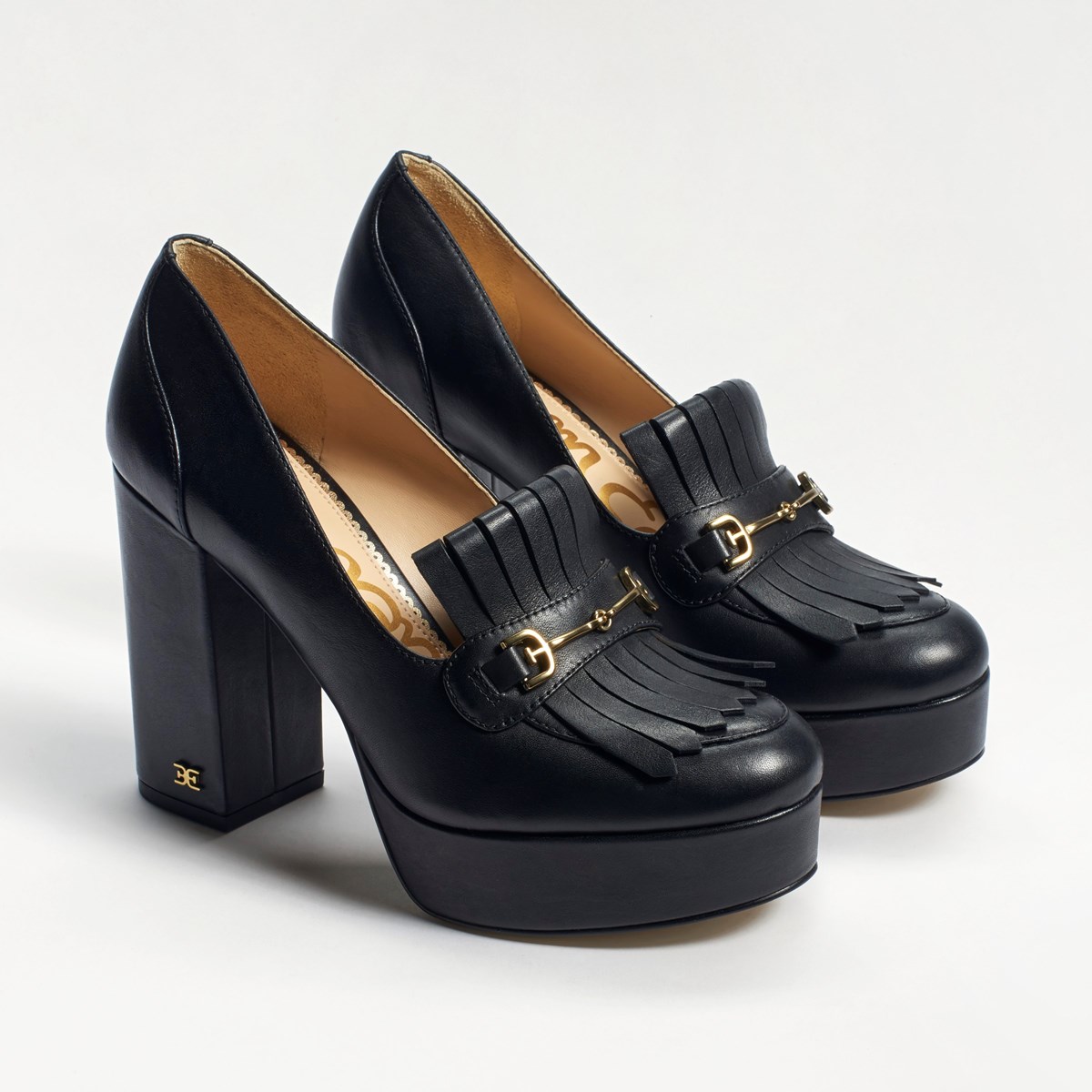 platform loafer heels