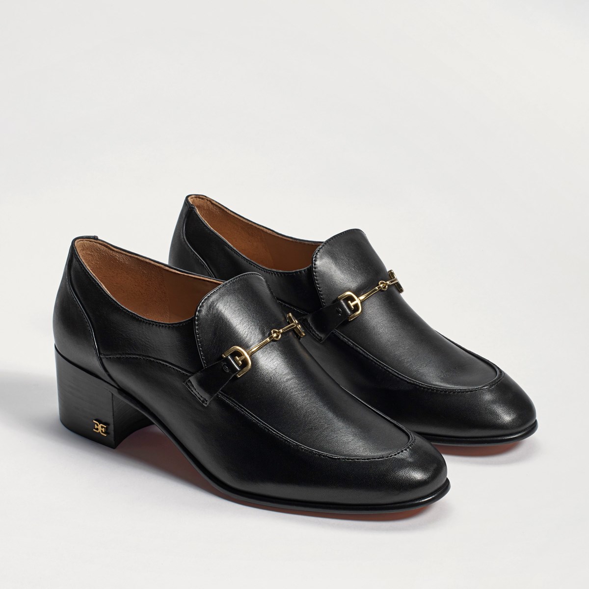 block heel loafers