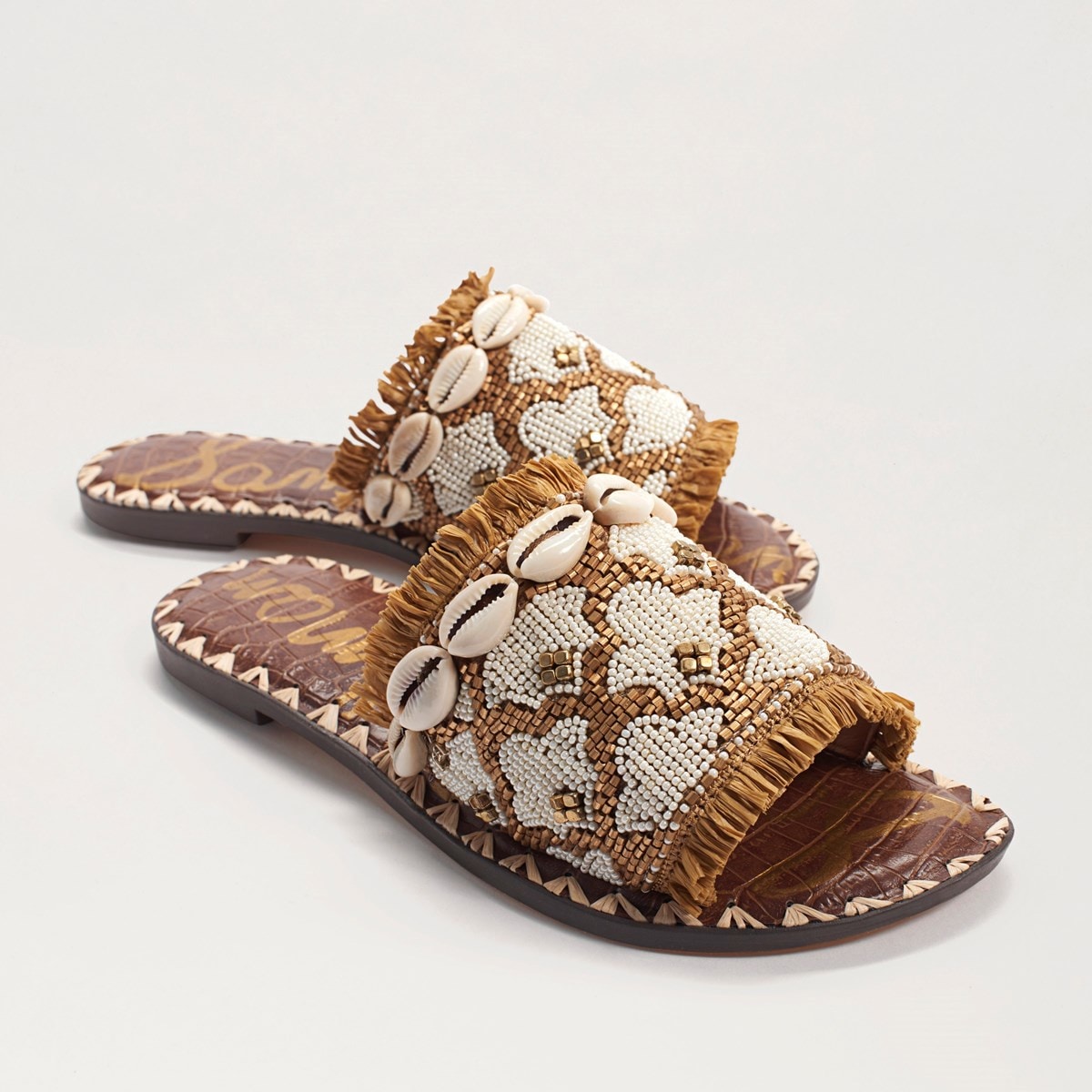 bead sandals without sole