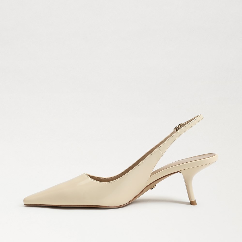 【Sam Edelman】◆大人気◆BIANKA MESH SLINGBACK HEEL◆IVORY◆ Sam Edelman Bianka Lace Pointed Toe Slingback Pumps | Dillard's