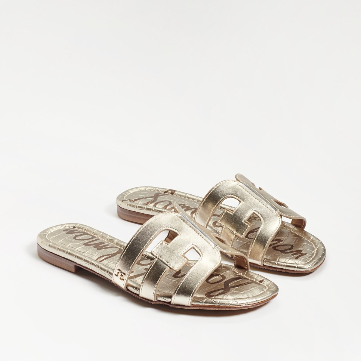 sam edelman gold slides
