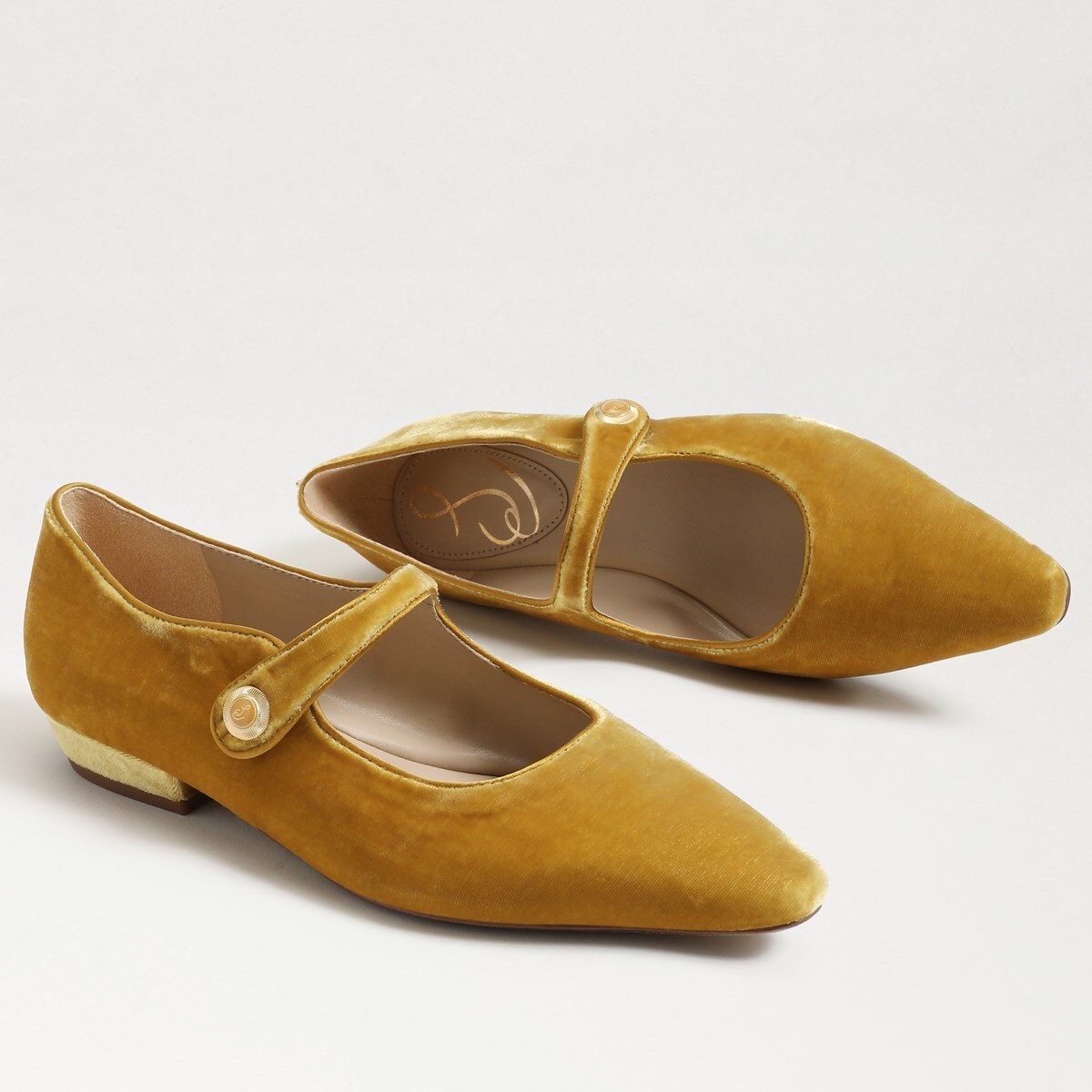 Sam Edelman Jene Mary Jane Pointed Toe Flat Women's Flats and Loafers