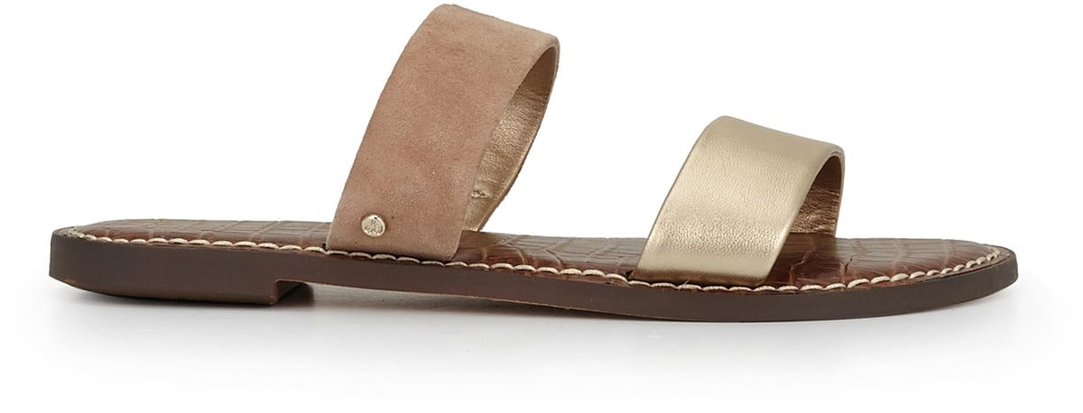 sam edelman gala slide sandal gold