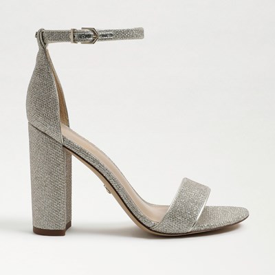 sam edelman heels silver