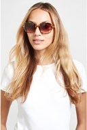Thin Oversized Square Sunglasses - Pair