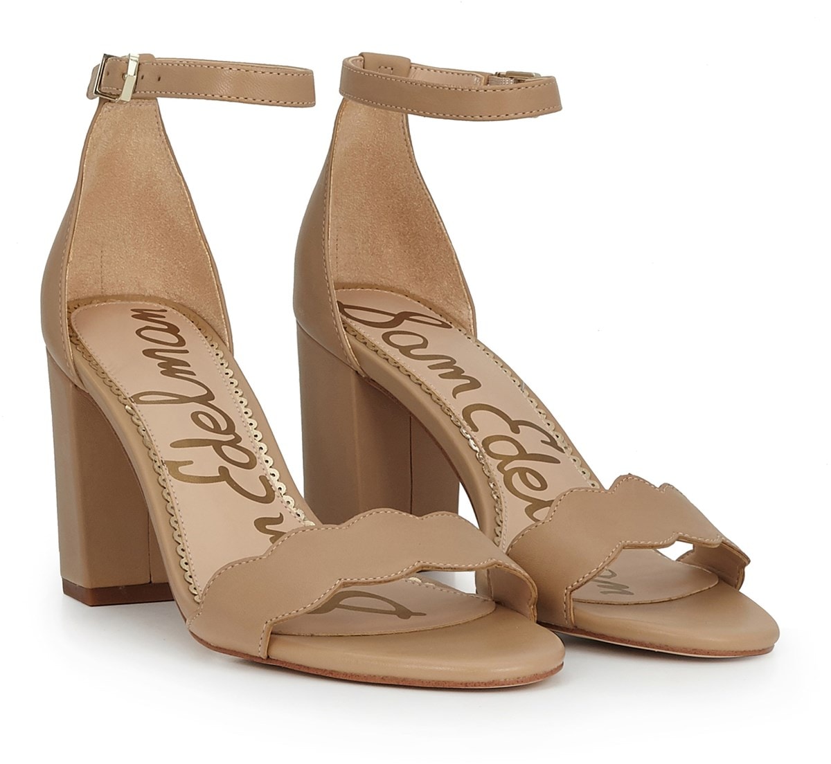 sam edelman scalloped block heels