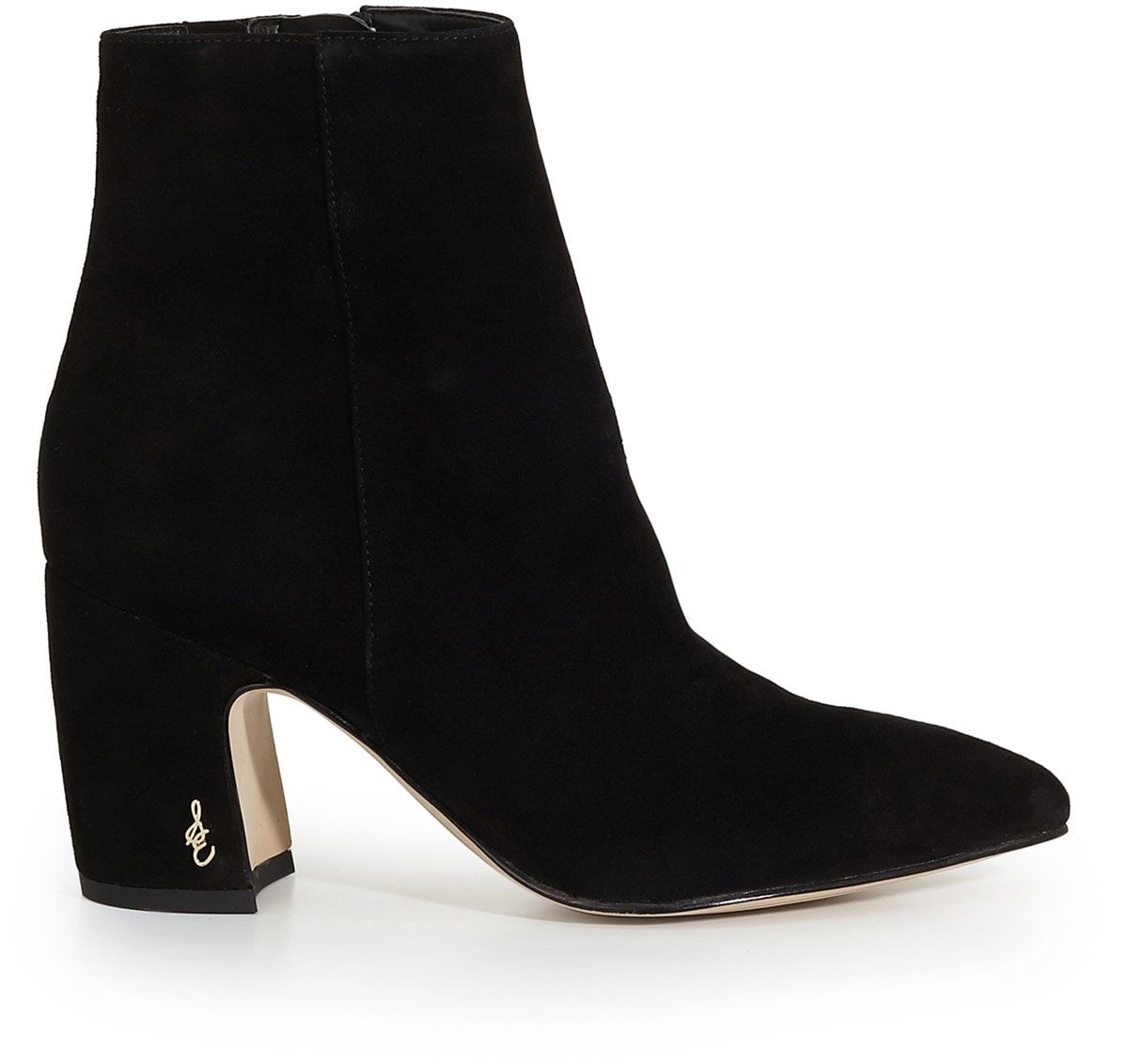 sam edelman black leather booties