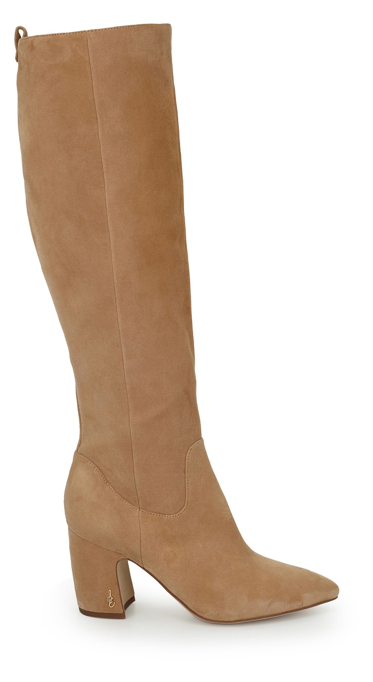 knee high zip up boots